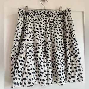 Black and white skirt